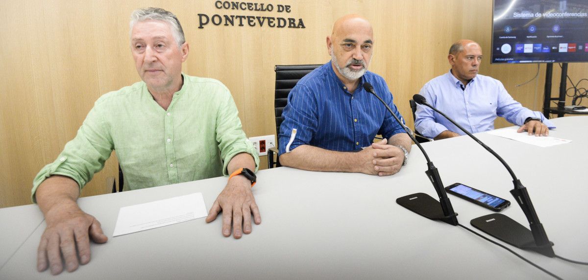 Rueda de prensa para explicar el auto de medidas cautelares que permitirá reabrir el Complejo Deportivo Rías do Sur