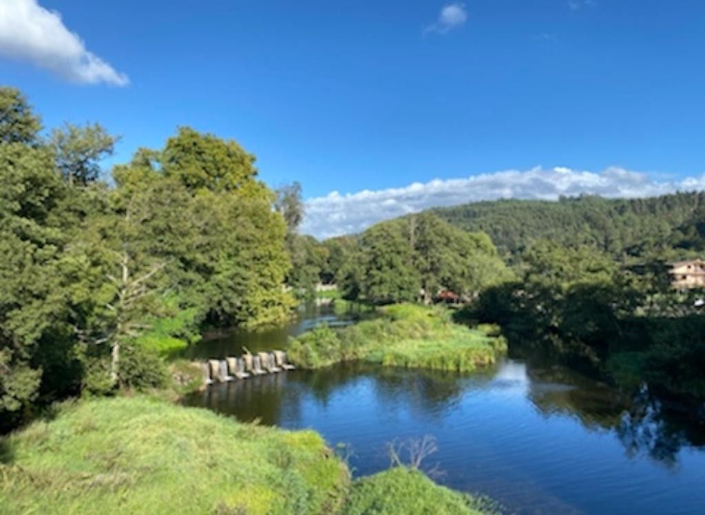 Río Umia ao seu paso por Caldas de Reis