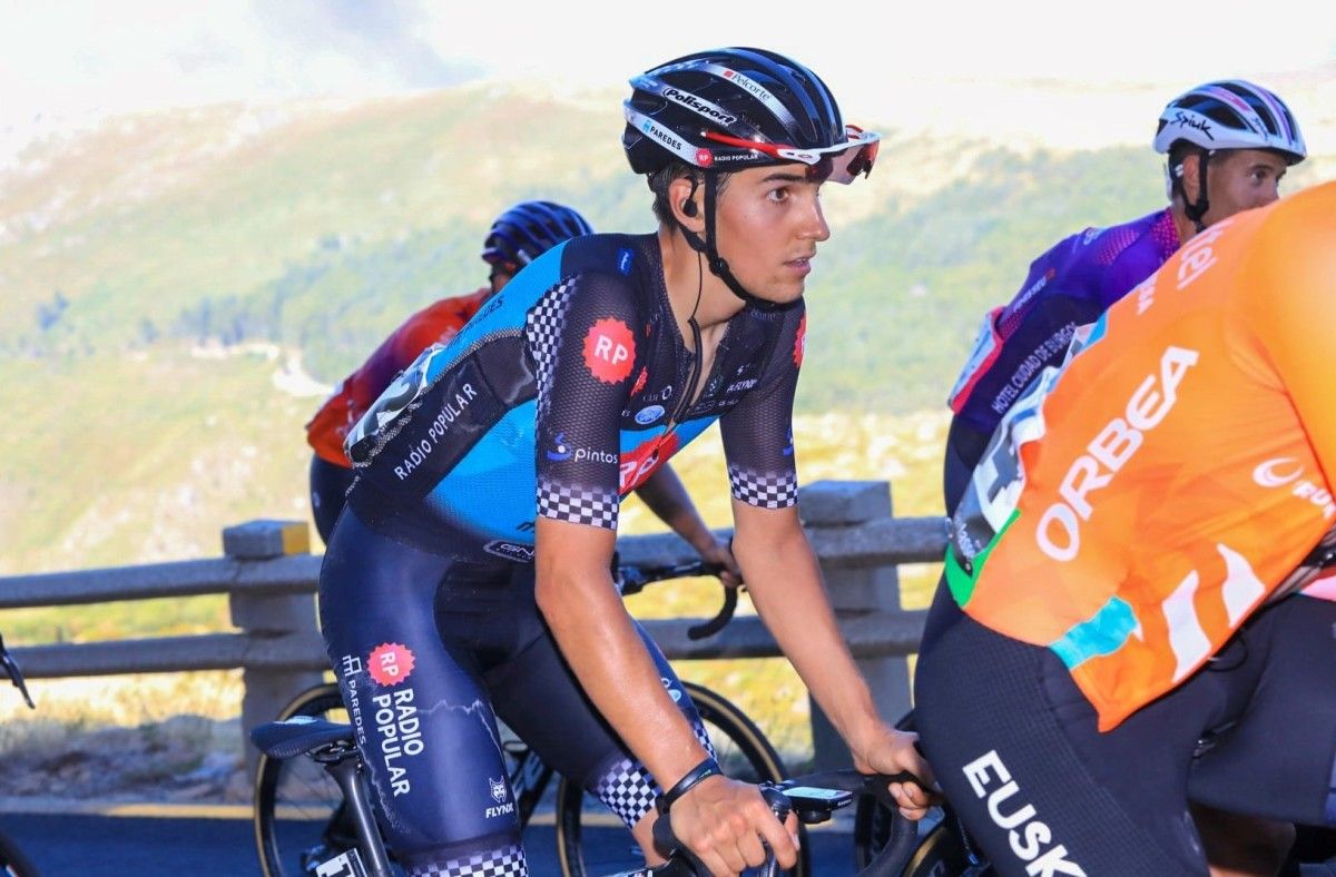 Guillermo García Janeiro en una carrera con el Radio Popular Paredes Boavista