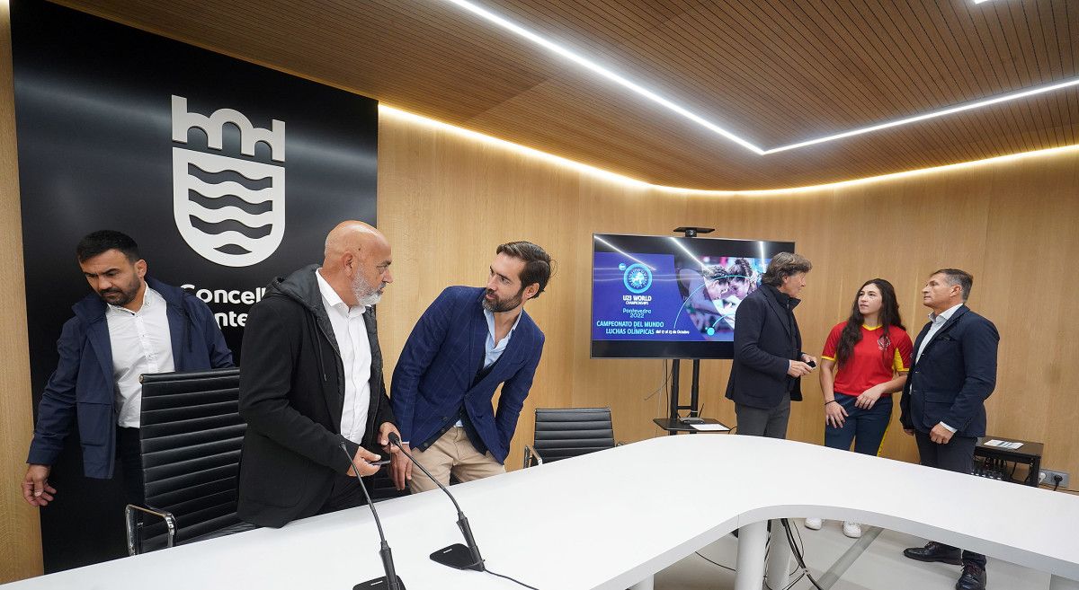 Presentación oficial de los mundiales de luchas olímpicas y grappling que se celebran en Pontevedra