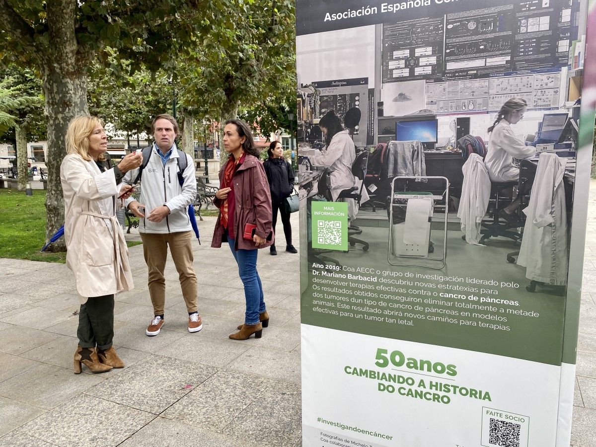 La AECC inaugura en Marín una exposición sobre los avances científicos en la lucha contra el cáncer