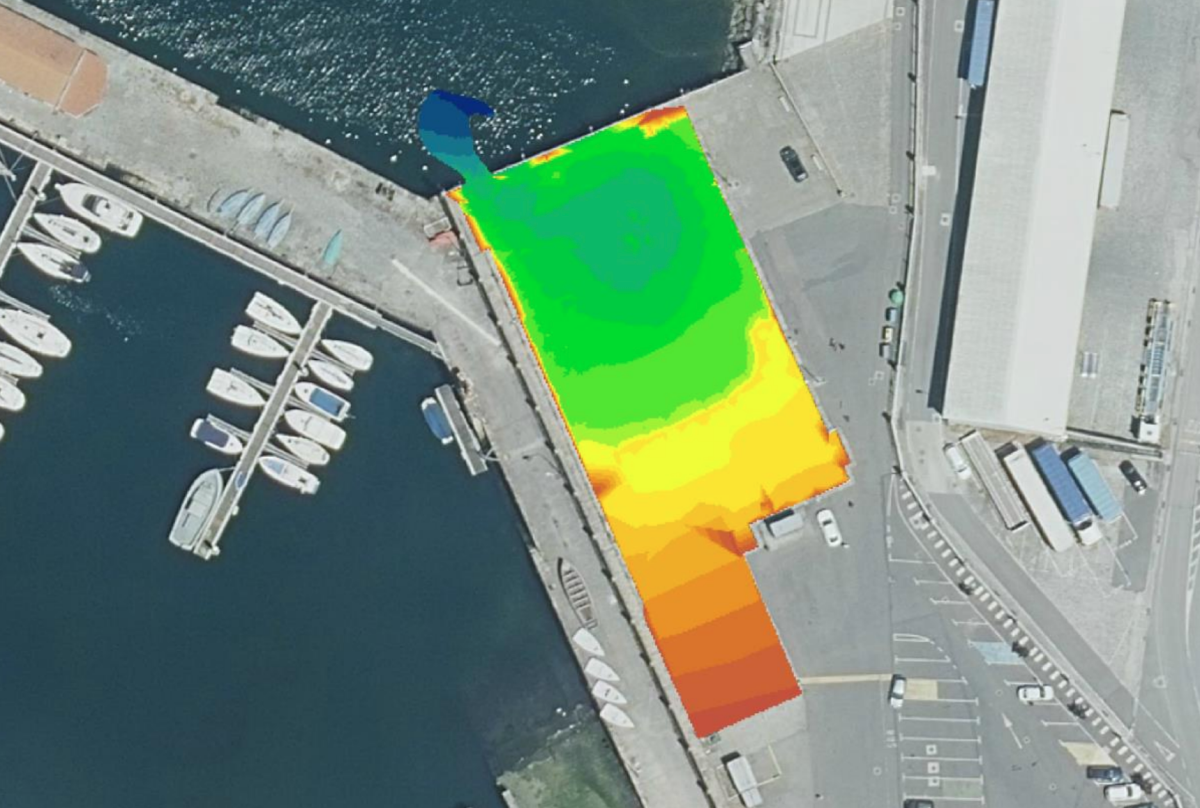 Zona en la que se proyectan piscinas de agua salada, en el Paseo Alcalde Blanco