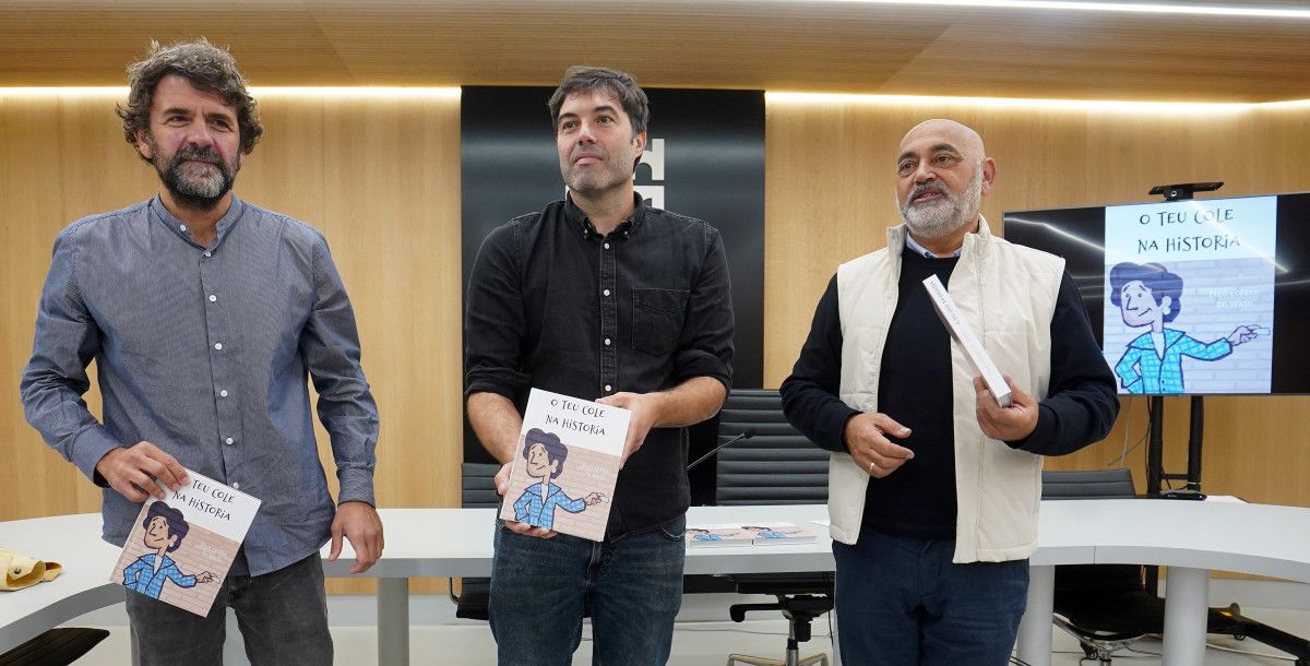 Quique Mauricio, Carlos Taboada y Tino Fernández presentan la publicación