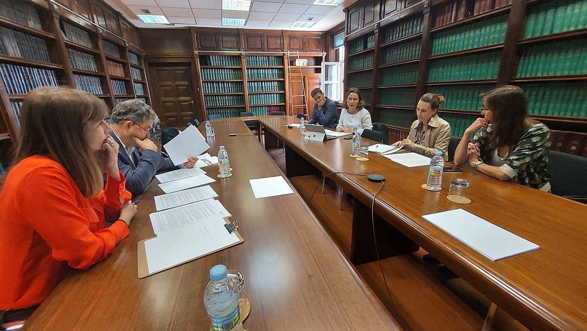 Reunión de Fernández Lores con representantes de los ministerios de Transportes y Transición Ecológica