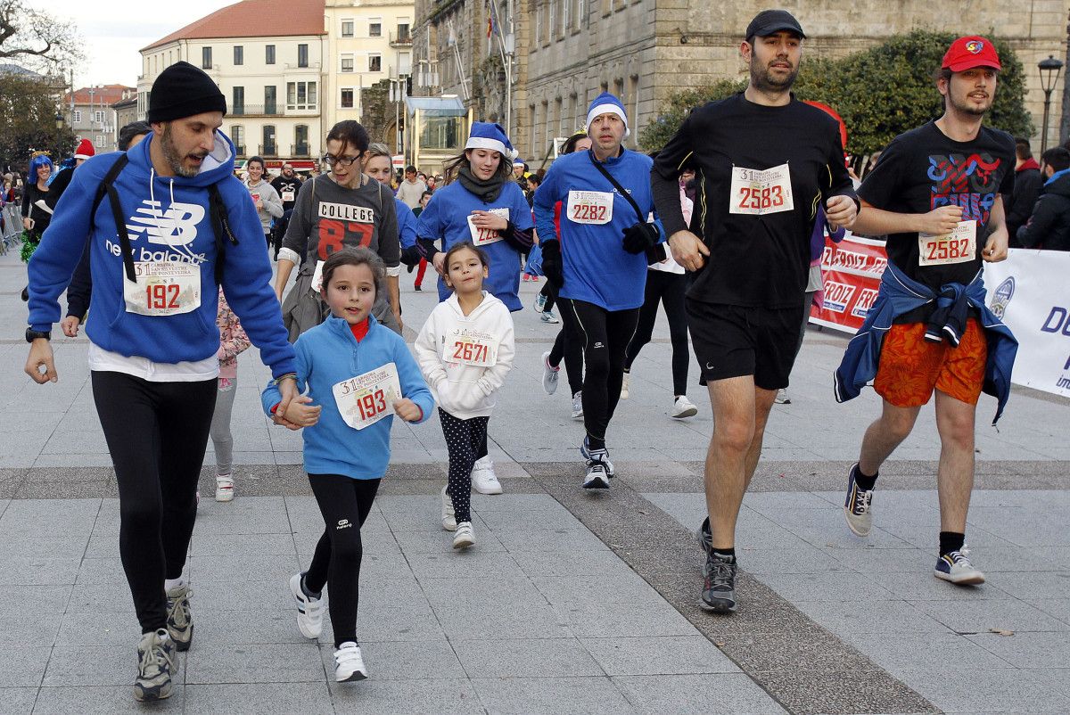 Participantes en la carrera popular de San Silvestre 2014