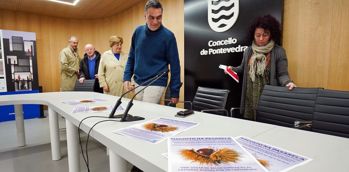 Presentación del magosto en Loureiro Crespo