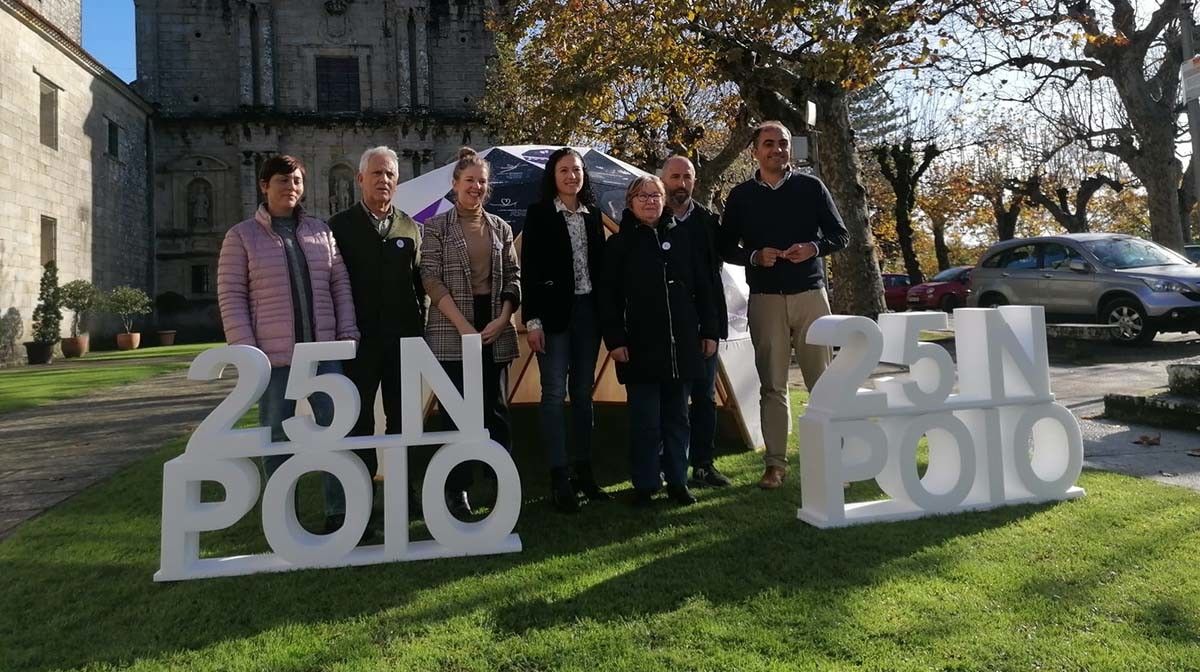 Acto institucional en Poio por el 25N