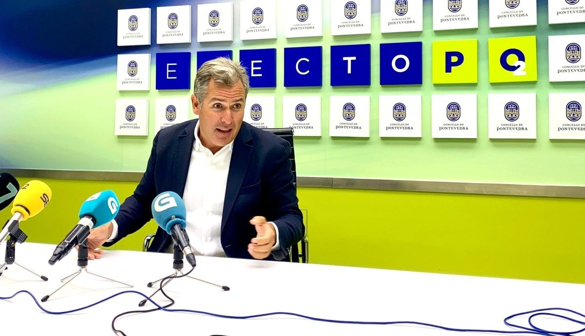 Rafa Domínguez, presidente local del Partido Popular de Pontevedra