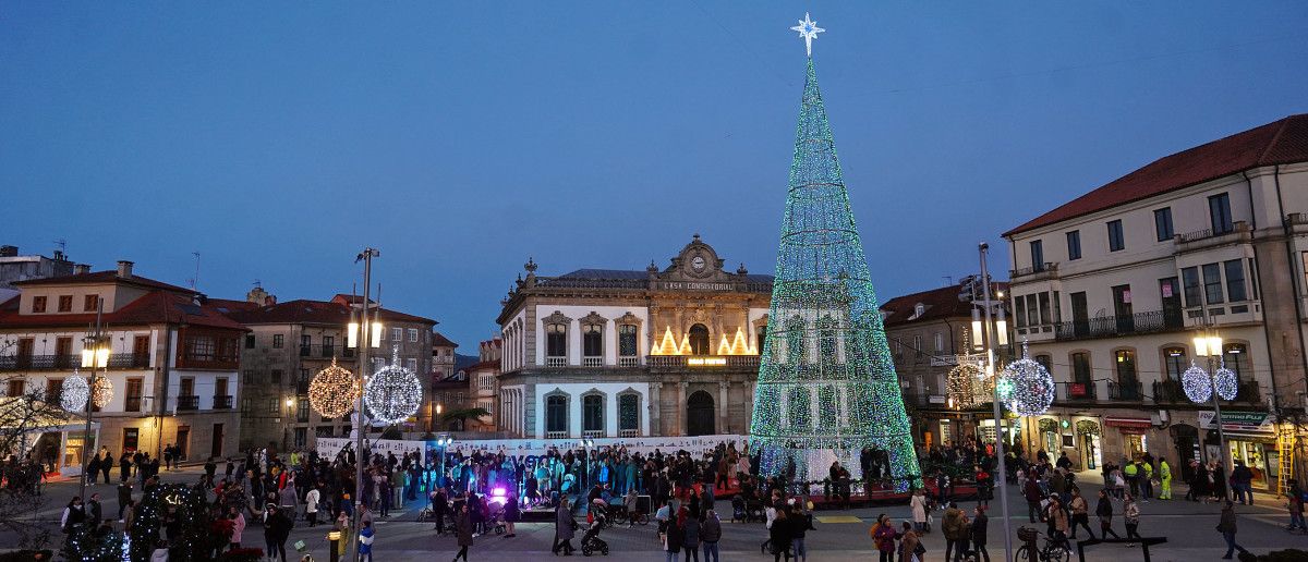 Iluminación de Navidad en Pontevedra