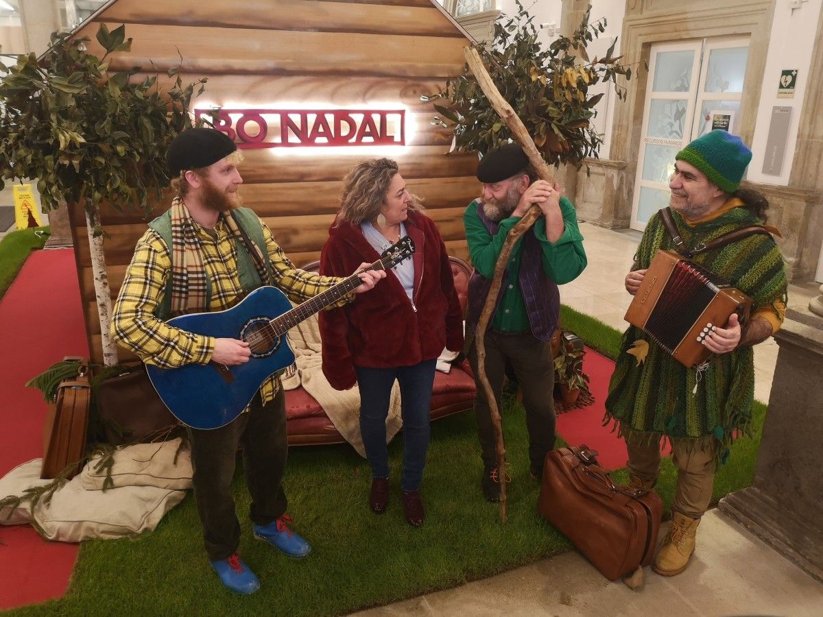 Visita del Apalpador a María Ortega en el Pazo Provincial