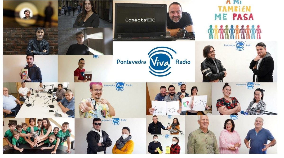 Algunos de los invitados que estuvieron este 2022 en PontevedraViva Radio