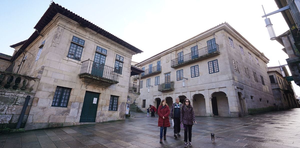 Edificios del Museo de Pontevedra en la calle Pasantería