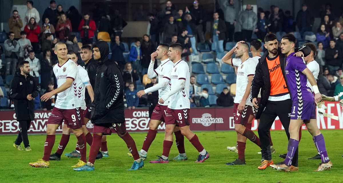 Partido de Copa del Rey entre Pontevedra y Mallorca en Pasarón