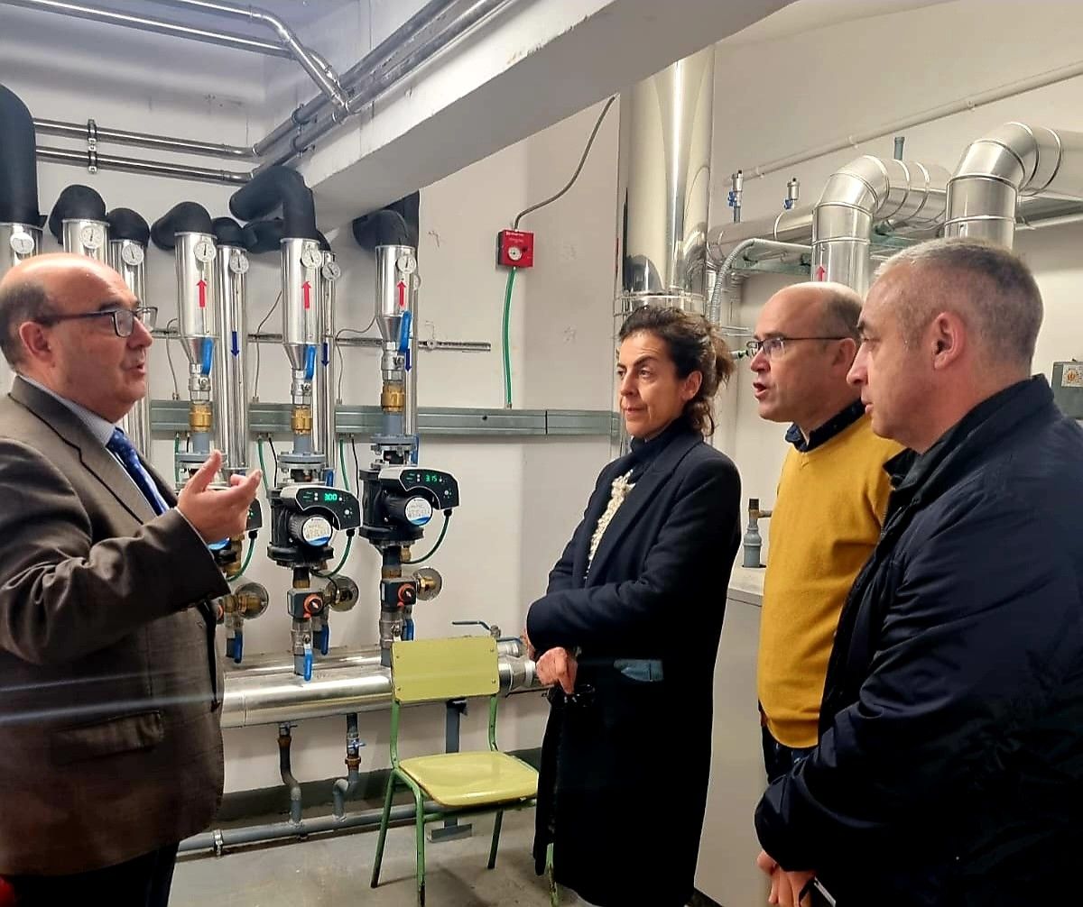 Visita de Pérez Ares al CEIP Cordo Boullosa