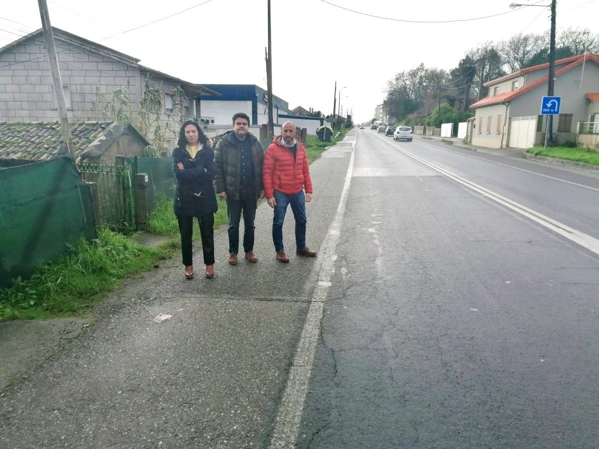 Instan a la Xunta la que active la reforma del tramo Fontenla-Combarro en la PO-308