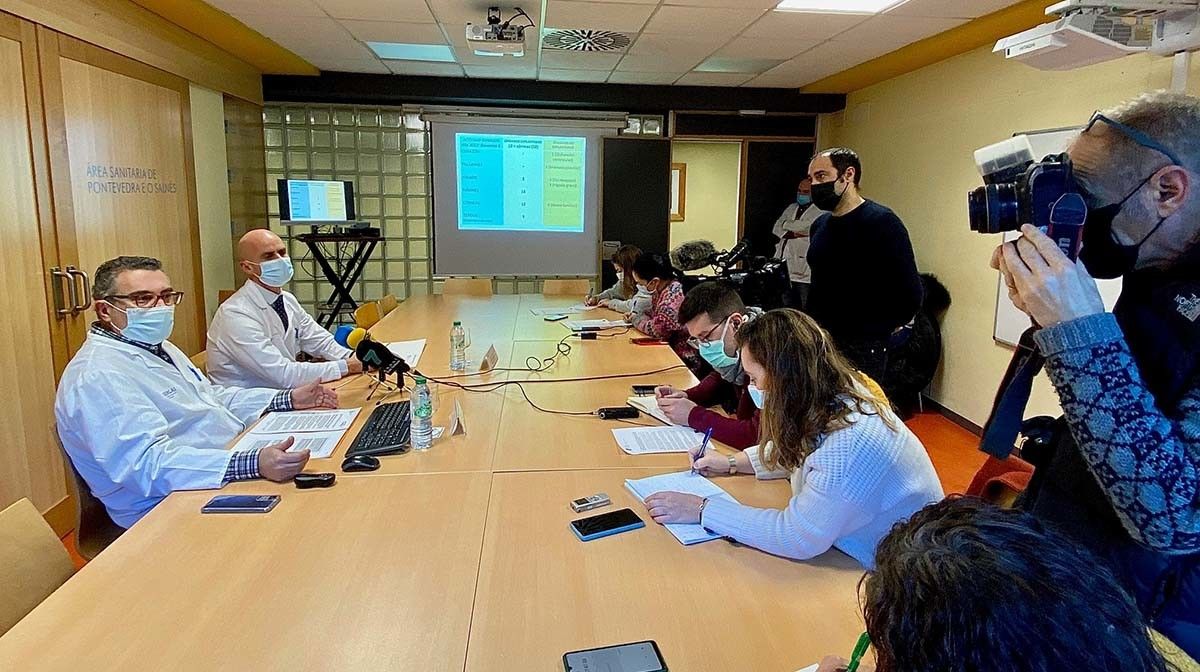 José Luís Martínez Melgar y José Flores, en rueda de prensa