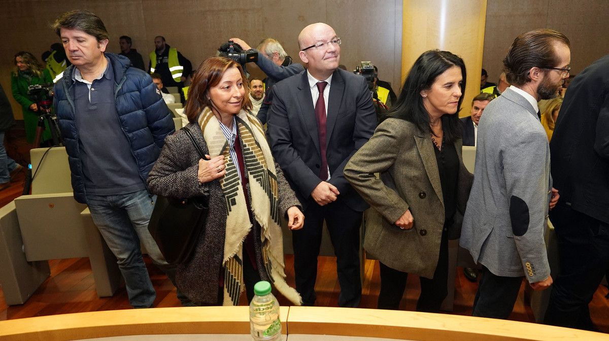 Manuel Rivas, Ana Cedeira, José Manuel Maceira, Lupe Murillo y Ricardo González