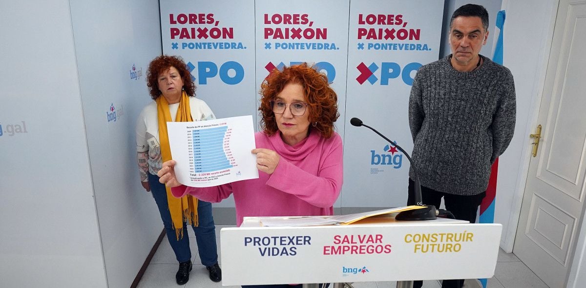 La portavoz de Sanidad del BNG en el Parlamento de Galicia, Montse Prado