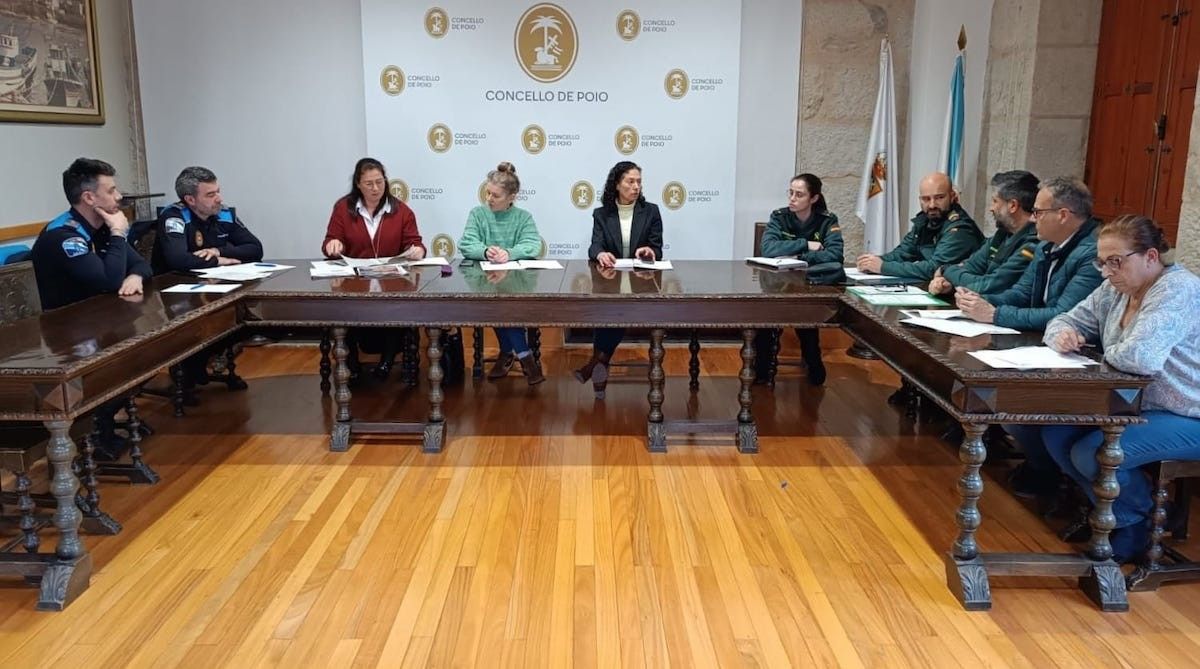 Mesa de coordinación policial en Poio contra la violencia machista