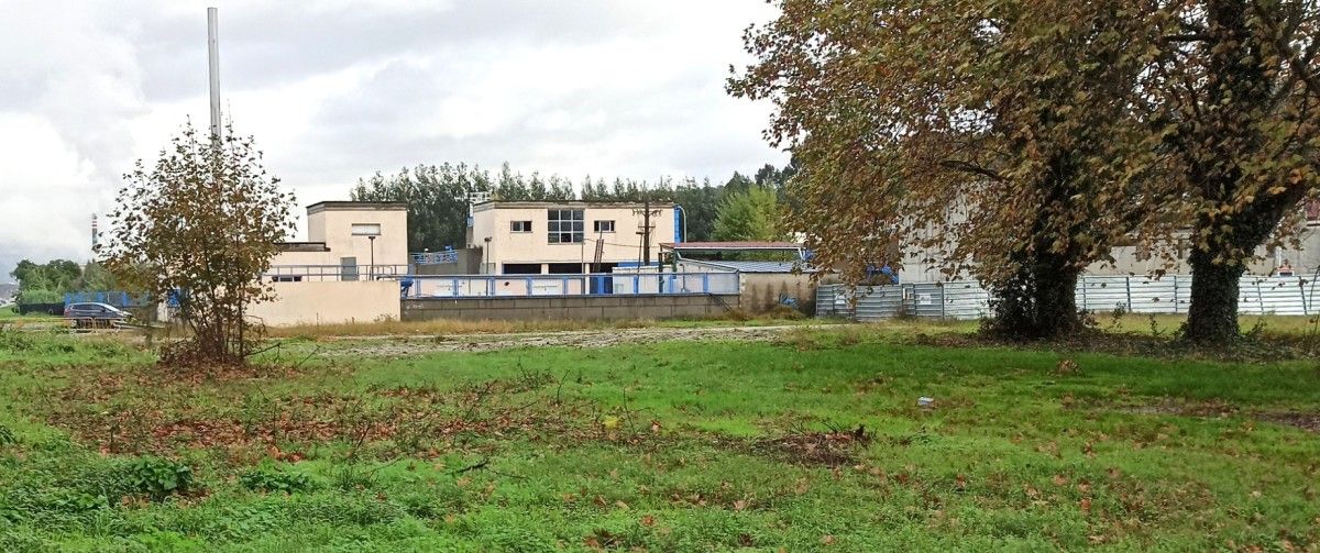 Estación depuradora en Praceres, Lourizán