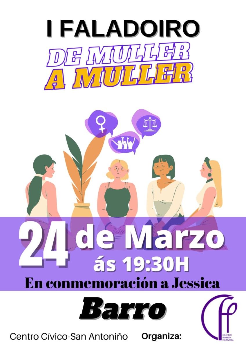 Tertulia feminista en Barro