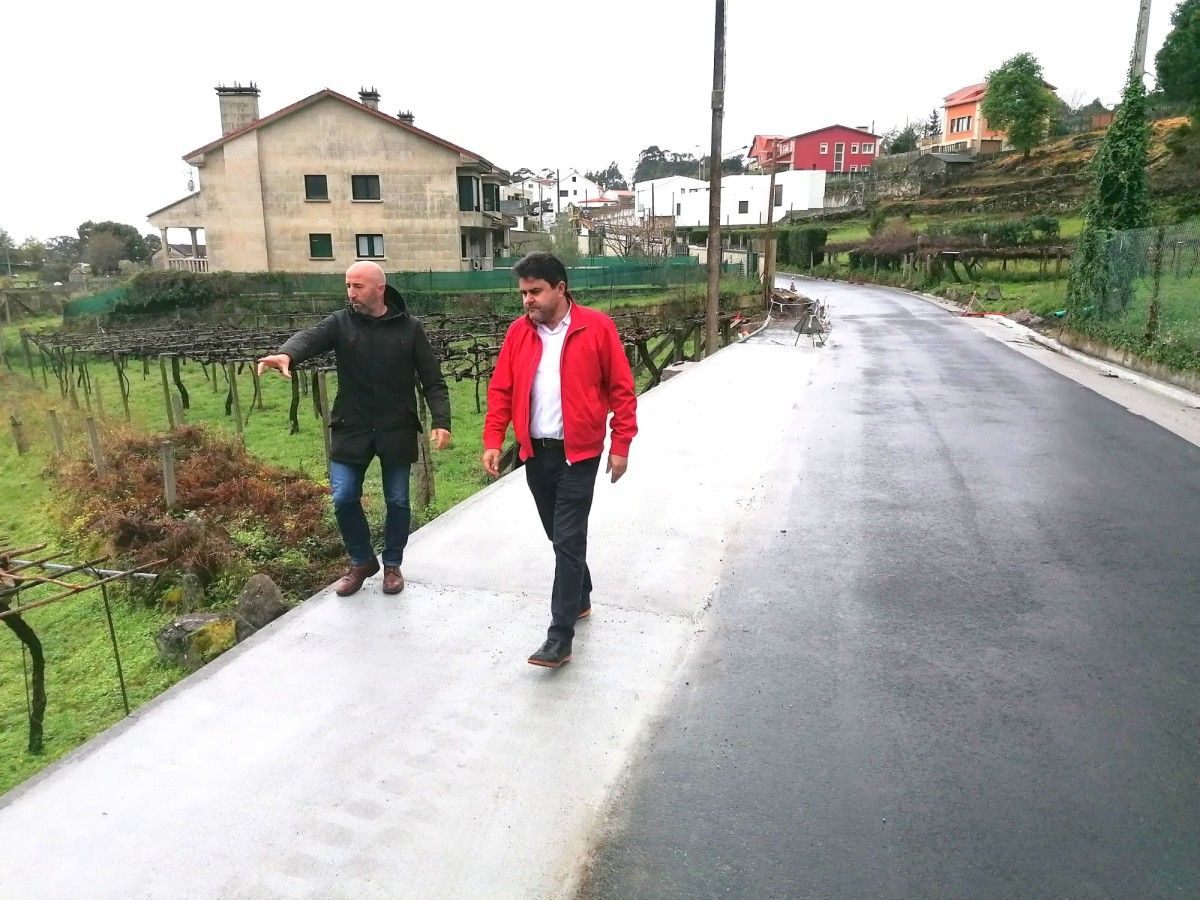 Julio Casas e Gregorio Agís en el Camiño Real