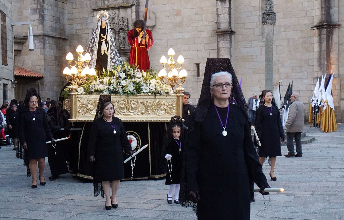 Procesión da Santísima Virxe da Soidade e Jesús Nazareno coa Cruz ao lombo 2023