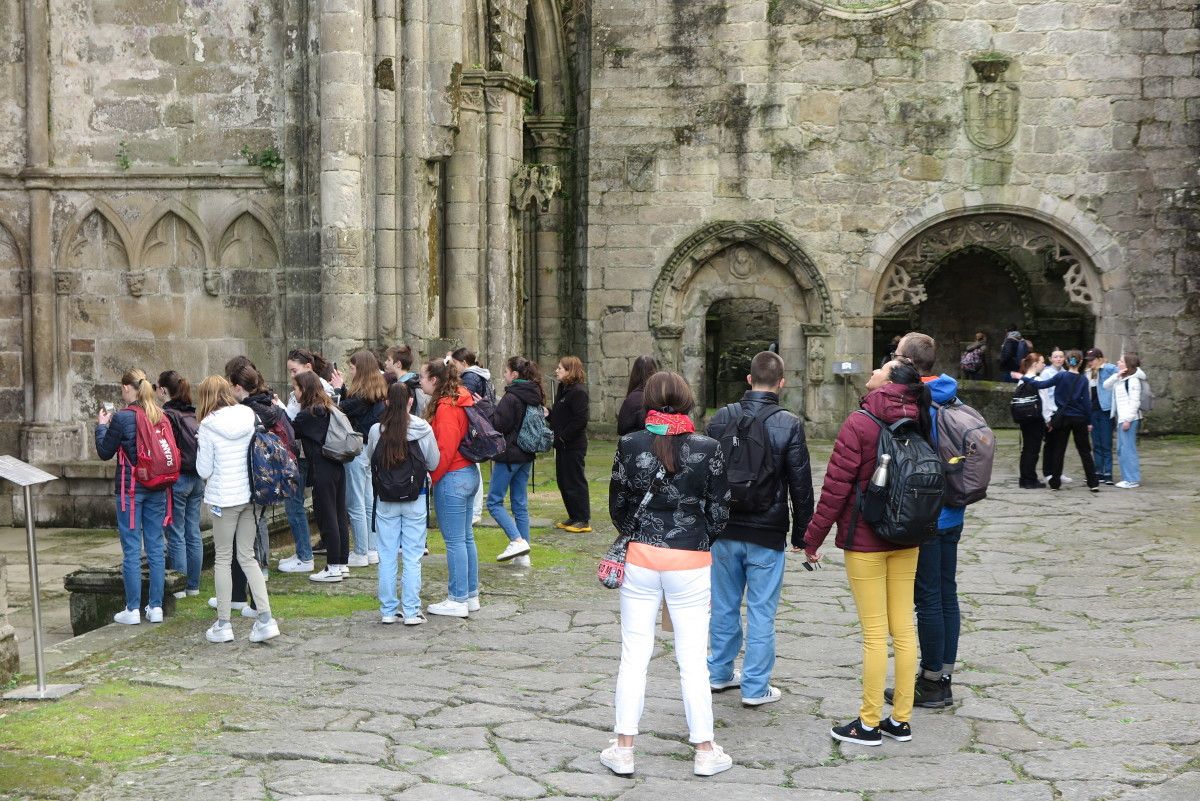 Visitantes en las Ruinas de Santo Domingo 