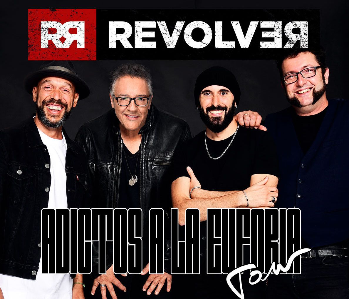 Imagen promocional de la gira de Revolver