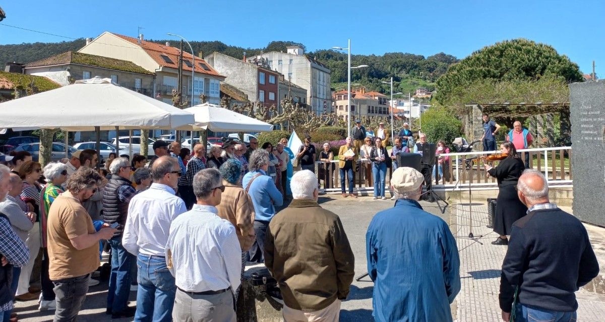 Acto en homenaje a Johan Carballeira