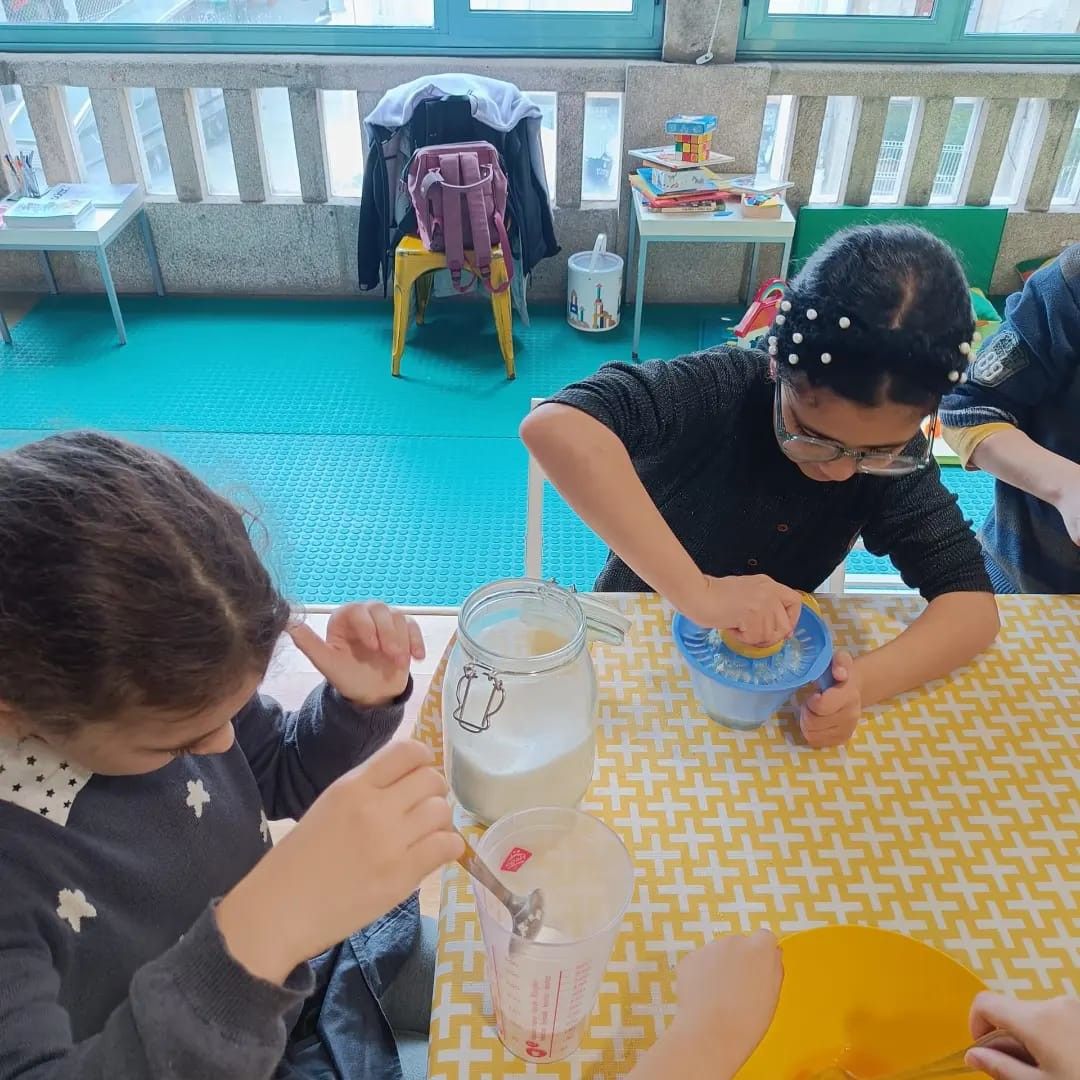 Niños en la iniciativa de O Ganapán