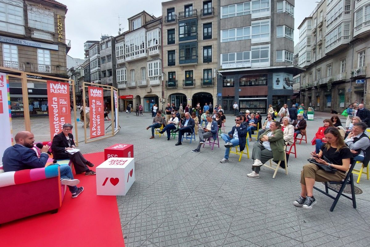 Acto socialista para explicar las propuestas en Medio Ambiente del candiato Iván Puentes