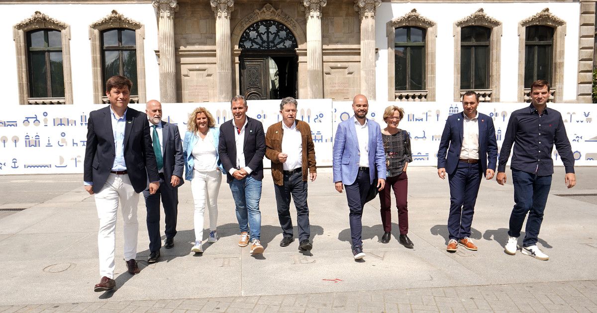 Candidatos de los nueve partidos que se presentan a las municipales de 2023 en Pontevedra