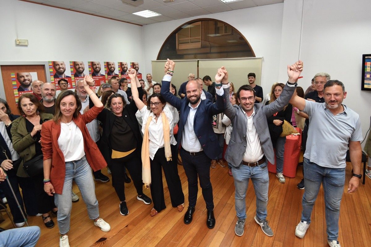 Valoración dos resultados das elecciones municipais por parte do candidato do PSOE en Pontevedra, Iván Puentes