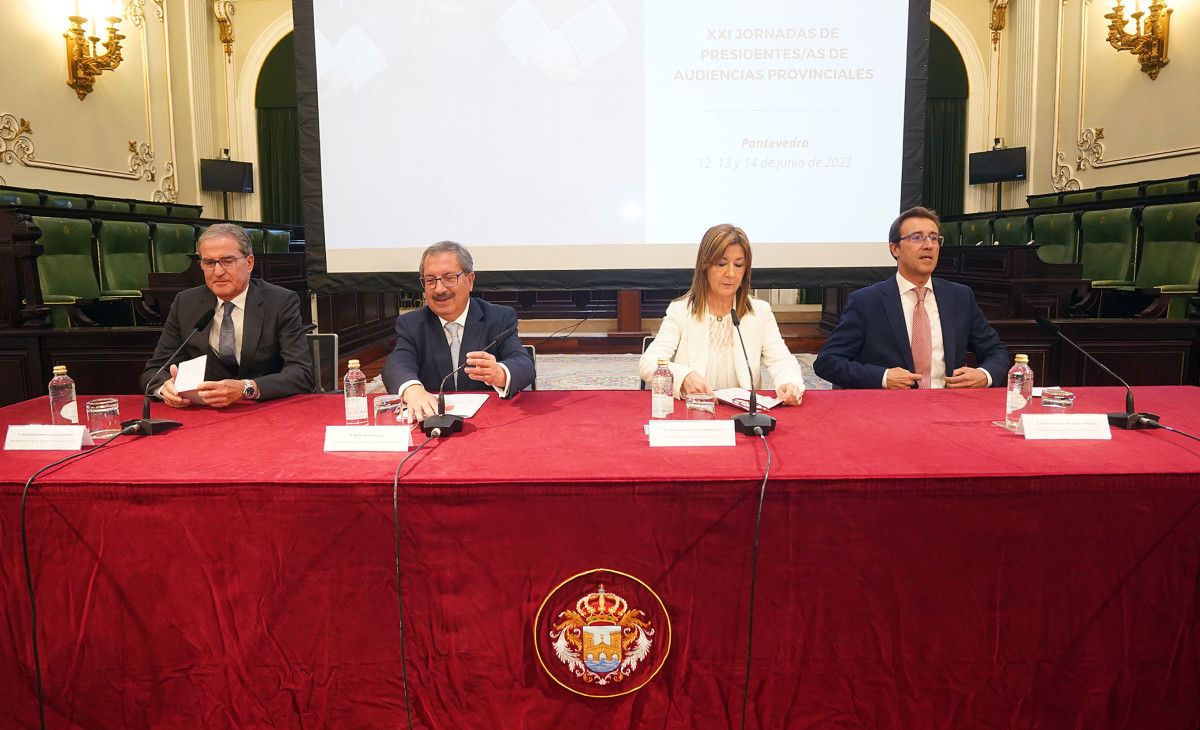 Reunión de presidentes de 40 audiencias provinciales en Pontevedra