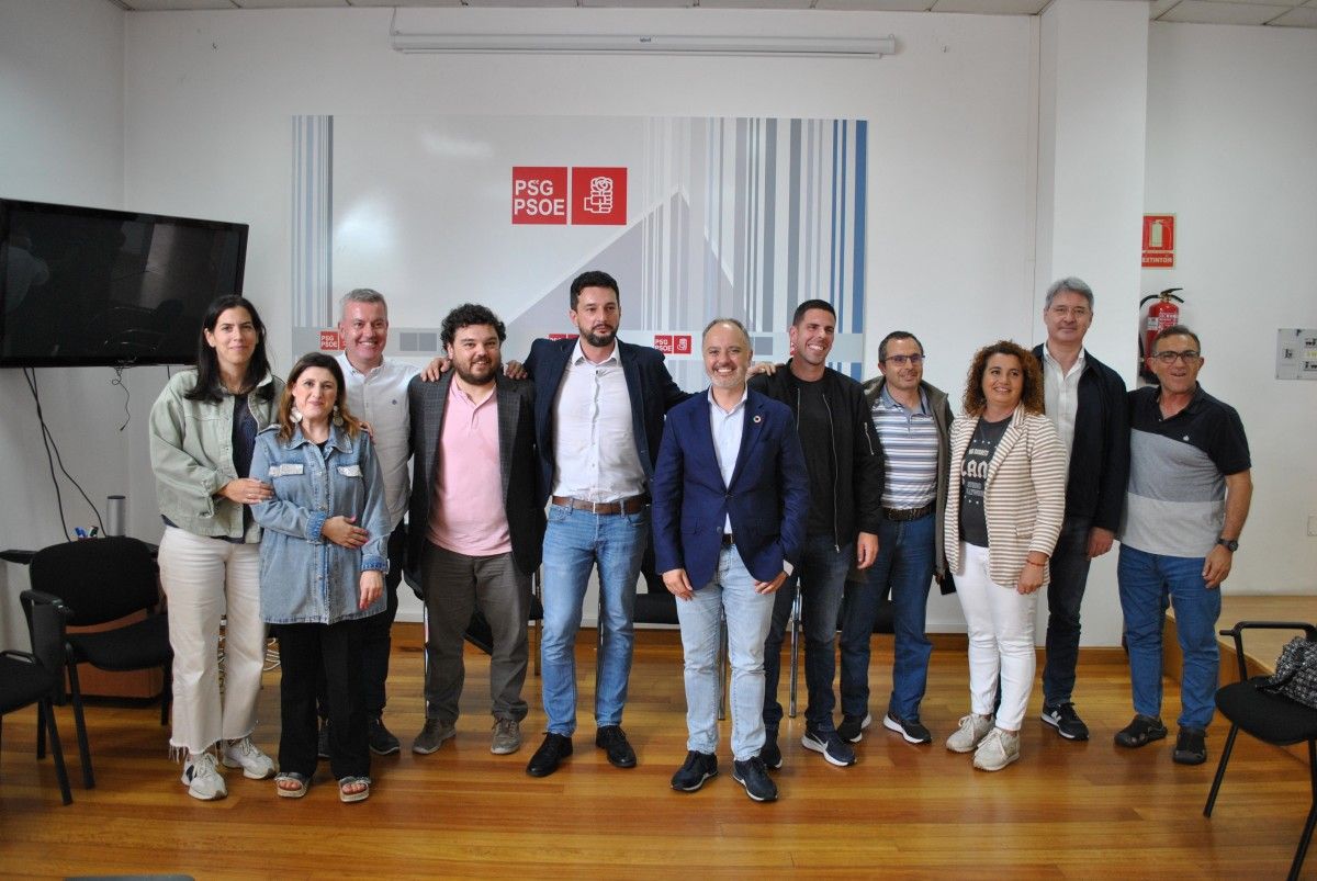 Reunión del PSOE en Cambados para la elección de los diputados provinciales