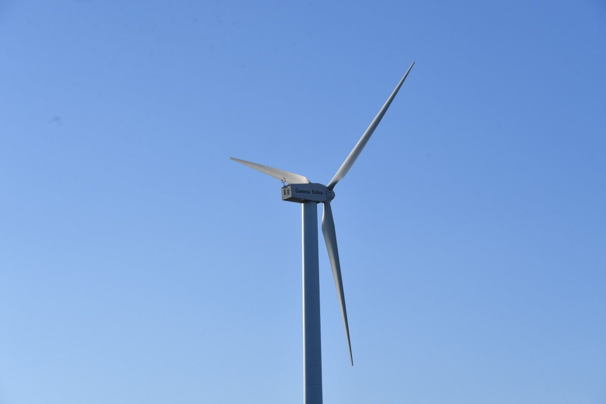 Aerogenerador de un parque eólico