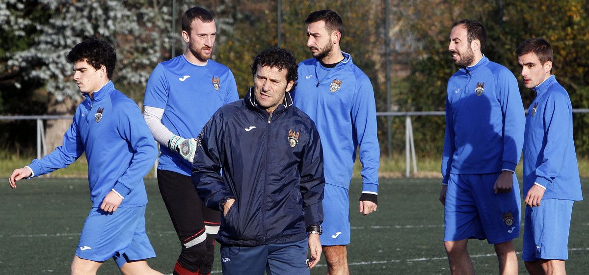 Entrenamiento del Pontevedra en A Xunqueira