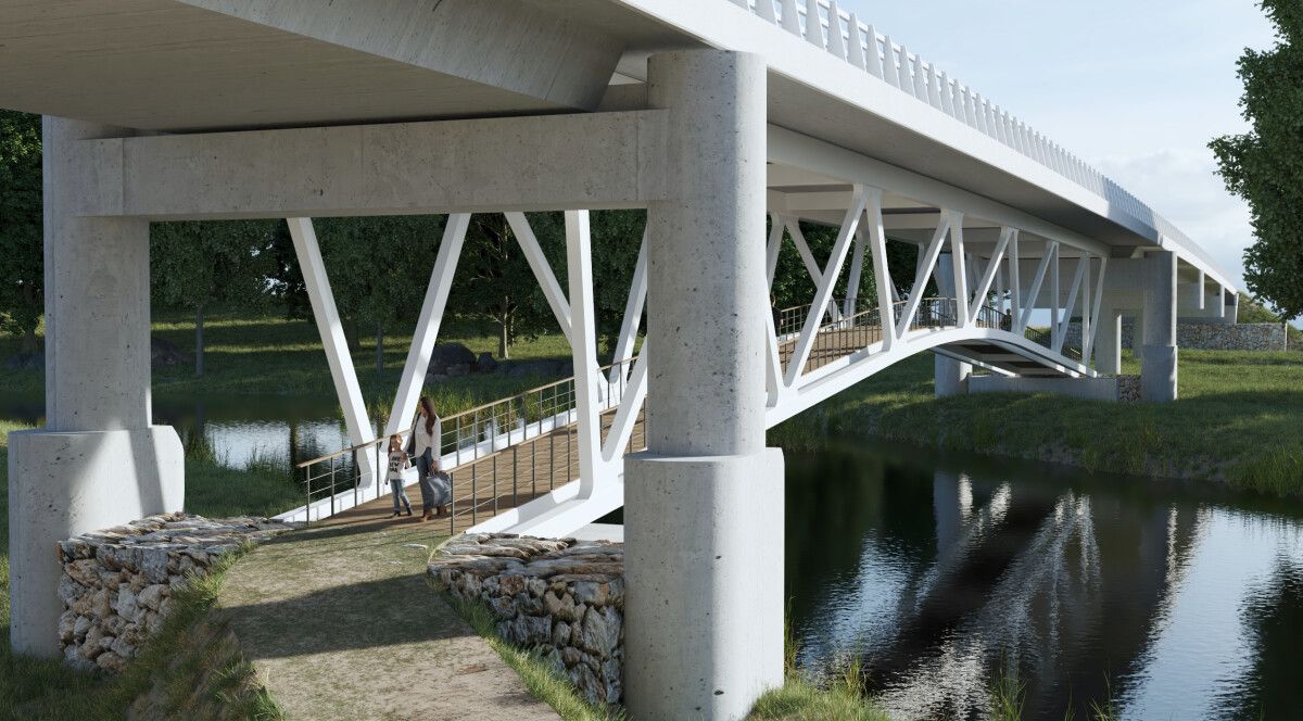 Futuro puente de Pontearnelas