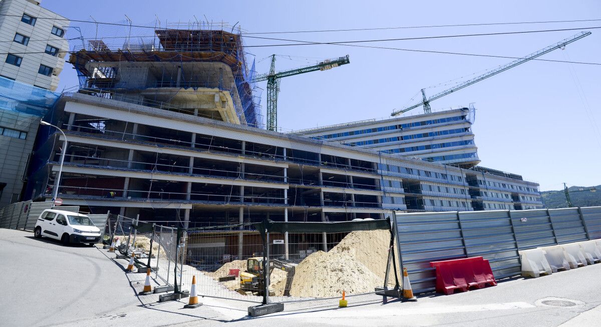 Obras do novo Hospital de Montecelo