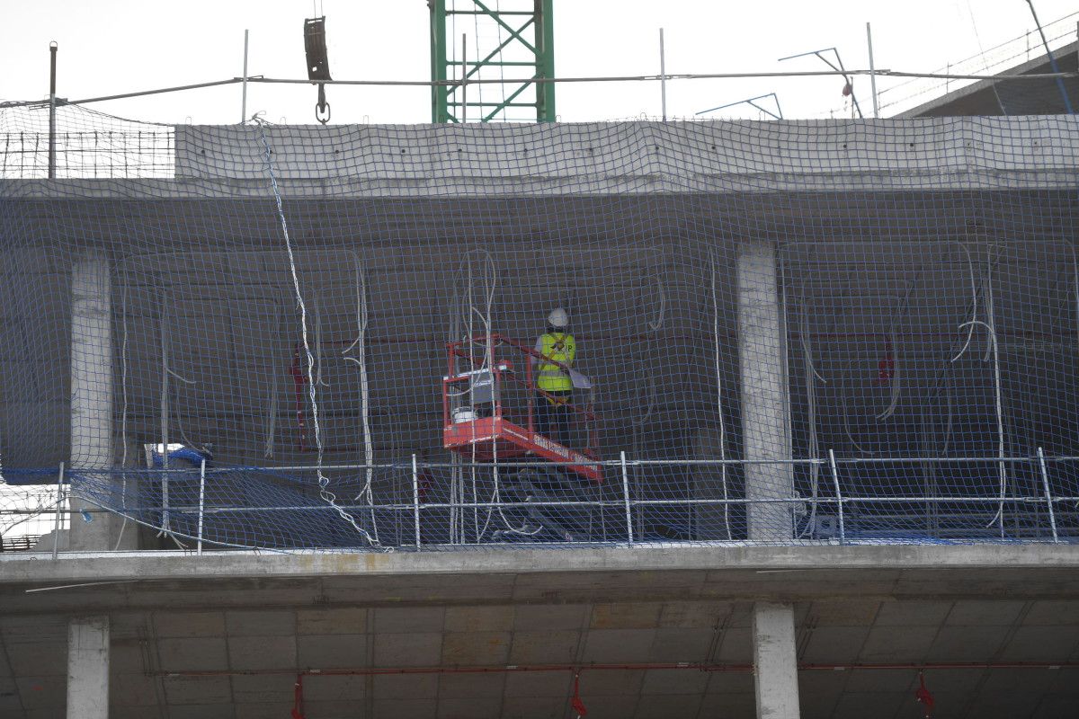 Obras de construcción del hospital Gran Montecelo