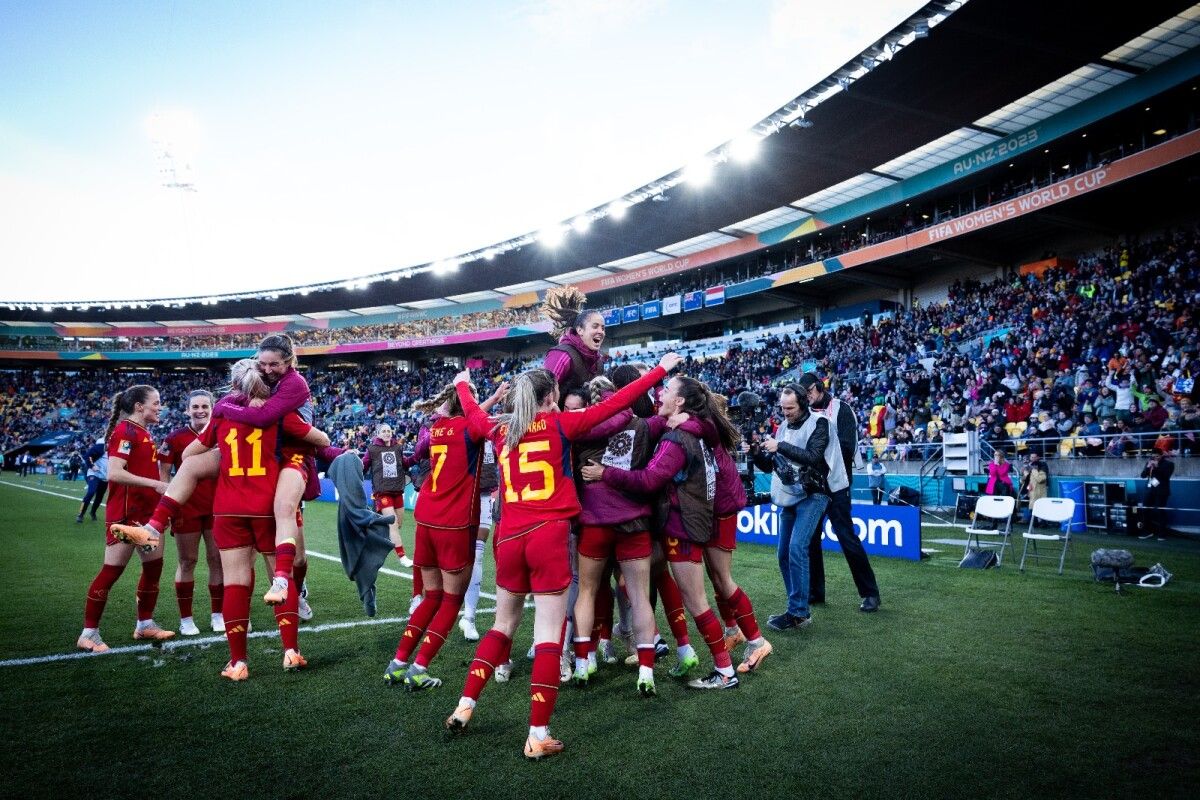 España celebra su pase a semifinales del Mundial tras ganar a Países Bajos