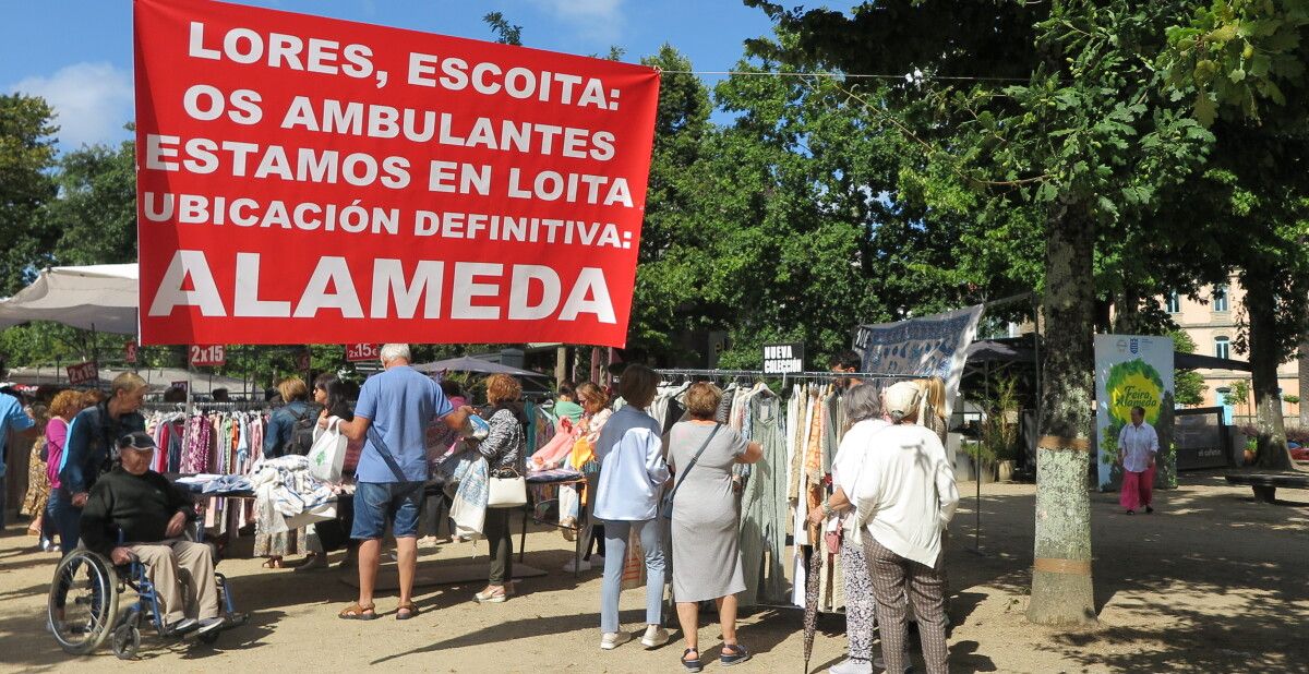 Último día de la feria en la Alameda