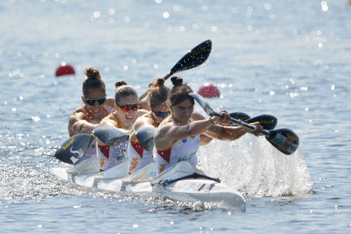 Teresa Portela, Carolina García, Sara Ouzande e Estefanía Fernández