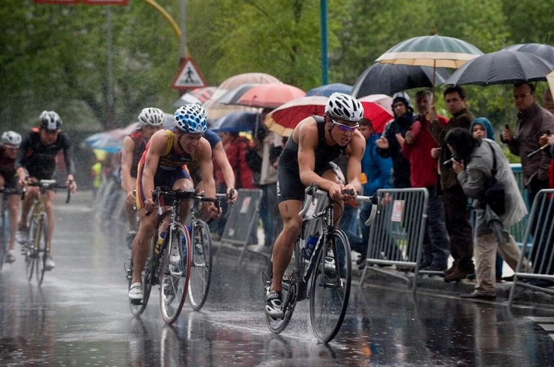 Primera Copa de Europa de triatlón organizada en Pontevedra en el año 2008