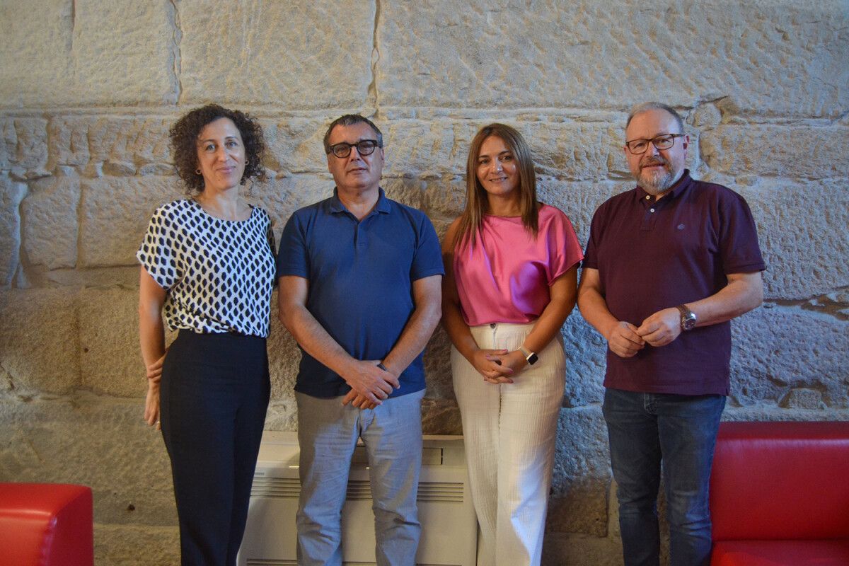 Ana Belén Fernández Souto, Xosé Manuel Rey, Eva María Lantarón y Luis Torres