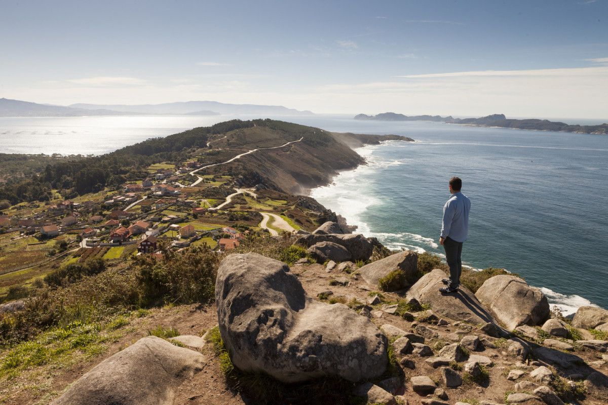 Vista de Cabo Udra (Bueu)