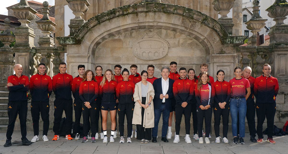 Presentación de la Selección Española de Triatlón para la Gran Final de las Series Mundiales