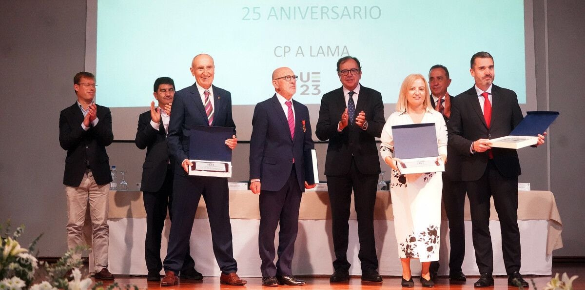 Cuatro de los cinco directores del centro penitenciario de A Lama en sus primeros 25 años de vida