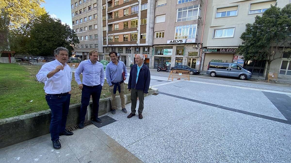 Visita del alcalde a las obras de las vías perimetrales de Barcelos